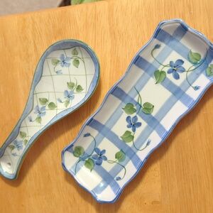Vintage Trinket tray and spoon rest